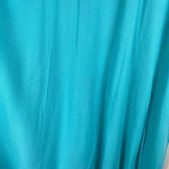 Lilly Pulitzer Chai Caftan Dress Size L/XL Seaside Aqua Cover Up - Picture 9 of 16